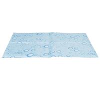 TRIXIE cooling mat for dogs and cats, 28778, 65 x 50 cm, light blue, cools for several hours, through body contact