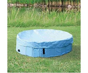 Trixie Cover for Number 39483 Dog Pool, 160 cm, Blue | Protective Dog Pool Cover - Keeps Dirt & Leaves Out Custom Fit with Straps - For Dog Pool #39483