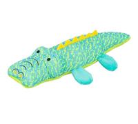 TRIXIE Crocodile Dog Plush Toy, No Squeaker - Turquoise - 33 cm