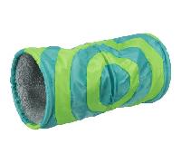 Trixie Cuddle Tunnel in Turquoise/Green for Ferrets - 35cm