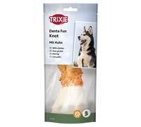 Trixie Denta Fun Chew Knot, Chicken, 15 cm / 6 Pieces, RRP 13.74 EUR, NEW