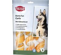 Trixie Denta Fun Chicken Chewing Curls for Dogs - 110g