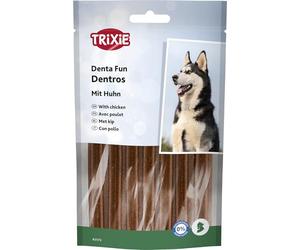 TRIXIE Denta Fun Dentros with Chicken - Dog Snack for Dental and Jaw Care - Fresh Breath - No Added Sugar - 7 Pieces - 180 g - 3173