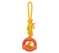 Trixie Denta Fun Dog Toy Ring Rope Natural Rubber 12Cm 41Cm Gum Care