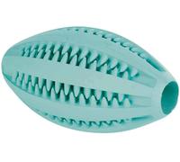 Trixie 33132 Denta Fun Rugby Ball Natural Rubber 15cm - 15cm Dog Toy - natural rubber trixie rugby ball 15 cm denta fun dog toy 33132