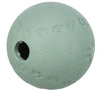 TRIXIE Snack Ball - Play ball for dogs - Can be filled with snacks - Long-lasting fun thanks to integrated maze - Quiet rolling - Natural rubber - ø 6 cm - 34940