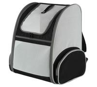 TRIXIE Chloe backpack, 39 × 43 × 27 cm, light grey/black