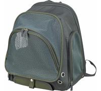 TRIXIE dog backpack Lyla - dog backpack for pets up to 17.6 lbs - backpack with outer pockets, integrated short leash, shoulder strap, and breathable mesh - 28830