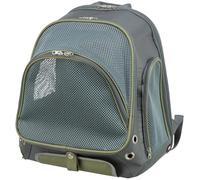 TRIXIE dog backpack Lyla - dog backpack for pets up to 17.6 lbs - backpack with outer pockets, integrated short leash, shoulder strap, and breathable mesh - 28830