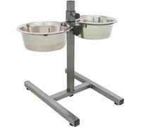 Trixie dog bar, 2 × 1.8 l/ø 20 cm, silver