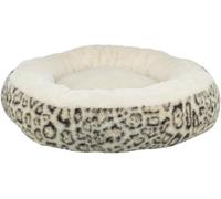 TRIXIE Dog Bed Leo, Round, Softs Dog Pillow In Cream, Ø50Cm, Cosy Dog Bed With Soft Plush Cover - 374240