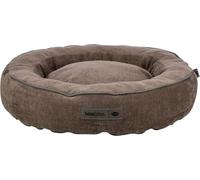 TRIXIE Dog Bed Vital Lennox Chenille, Round, Orthopedic Dog Pillow In Brown, Ø70Cm, Comfortable Dog Bed With Viscoelastic Memory Foam - 371327