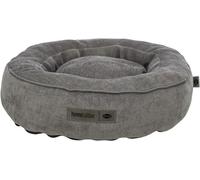 TRIXIE Dog Bed Vital Lennox Chenille, Round, Orthopedic Dog Pillow In Grey, Ø60Cm, Comfortable Dog Bed With Viscoelastic Memory Foam - 371321