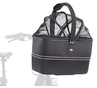 TRIXIE Front Bicycle Basket for Pets 41x47x29cm Black Bicycle Tote Pet Carrier