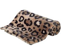 TRIXIE Dog Blanket Leo, Softs Dog Pillow In Brown, 70X50Cm, Cosy Dog Bed With Soft Plush Cover - 374249