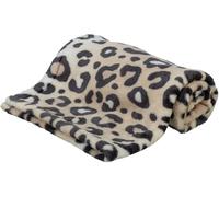 TRIXIE Dog Blanket Leo, Softs Dog Pillow In Cream, 70X50Cm, Cosy Dog Bed With Soft Plush Cover - 374248