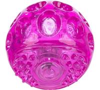 TRIXIE dog blink ball, pink, ø 6 cm, 33642, activation by impact, 50 hours light duration