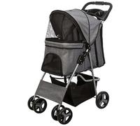 Trixie - Folding Pet Stroller Dog and Cat Grey Grey