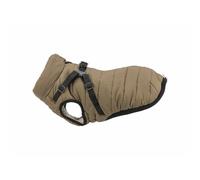 Trixie Pirou Dog Winter Coat with Harness Sand - Small - 33cm