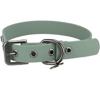 TRIXIE dog collar CityStyle M-L: neck circumference 15.7-18.5 inches / 0.98 inches sage PVC collar for medium to large dogs, adjustable, water-repellent & wipeable, 1971616