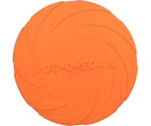 TRIXIE Dog Disc Natural Rubber - ideal for fetch games - ø 22 cm - orange - 33502