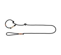 TRIXIE dog lead BE NORDIC Retriever leash L-XL, 66.93 inches, infinitely adjustable in black/sand - dog lead with pull-stop, ideal as a training leash - for large to very large-sized dogs - 17255