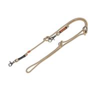 TRIXIE BE NORDIC V-LINE LEAD L - XL, 2.00 m ø 13 mm in sand/black - adjustable dog lead with Nordic charm - for large to very large dogs - 17234