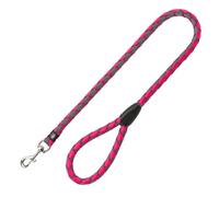 TRIXIE dog lead Cavo leash S-M, 39.37 inches, ø 0.47 inches in fuchsia/graphite - short lead for good control - for small to medium-sized dogs - 143411