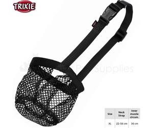 Trixie Dog Muzzle Poisoned Bait Protection Soft Walk Safe Adjustable