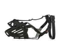 Trixie Dog Muzzle Rubber Flex With Adjustable Forehead and Neck Straps 6 Sizes