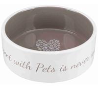 Trixie Dog Pet's Home Ceramic Bowl - cream/taupe 0.8 l/ø 16 cm