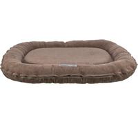 TRIXIE Dog Pillow Vital Lennox Chenille, Oval, Orthopedic Dog Bed In Brown, 110×85Cm, Comfortable Dog Bed With Viscoelastic Memory Foam - 371347
