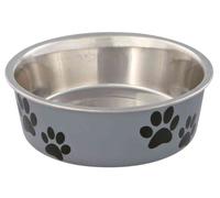 Trixie Dog Plastic Coated Stainless Steel Bowl - 0.3 l/ø 12 cm
