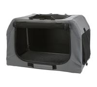 TRIXIE Dog Transport Box XS/S Grey Pet Mobile Carrier Bage Cage Travel Kennel