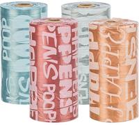 TRIXIE dog waste bag set with 8 rolls - 20 bags per roll - suitable for bag dispenser - colourful selection of colours - 22844