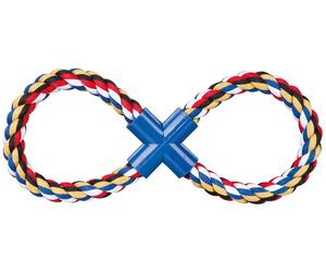 Trixie Double Rope Tugger Dog Toy - 35cm