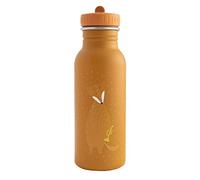 Trixie Drinking Bottle - Mr. Fox - 500ml Stainless Steel Water Bottle for Kids - Orange - Leakproof - Eco-Friendly and BPA-Free