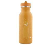 Trixie Drinking Bottle - Mr. Fox - 500ml Stainless Steel Water Bottle for Kids - Orange - Leakproof - Eco-Friendly and BPA-Free