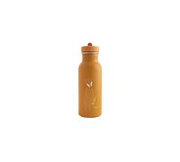 Trixie Drinking Bottle - Mr. Fox - 500ml Stainless Steel Water Bottle for Kids - Orange - Leakproof - Eco-Friendly and BPA-Free