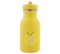 Trixie Drinking Bottle - Mrs. Bumblebee - 350ml Stainless Steel Water Bottle for Kids - Grey - Leakproof - Eco-Friendly and BPA-Free