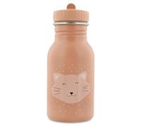 Trixie Drinking Bottle - Mrs. Rabbit - 350ml Stainless Steel Water Bottle for Kids - Pink - Leakproof - Eco-Friendly and BPA-Free