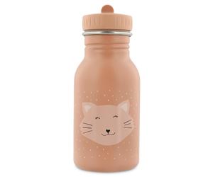 Trixie Drinking Bottle - Mrs. Rabbit - 350ml Stainless Steel Water Bottle for Kids - Pink - Leakproof - Eco-Friendly and BPA-Free
