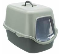 Trixie Be Eco Vico Litter Tray with Hood for Cats Anthracite/Grey-Green - 40x40x56cm