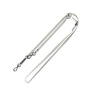 TRIXIE extension leash CityStyle S-M, 78.74 inches / 0.51 inches in light grey PVC leash for dogs, 3-way adjustable - non-slip, water-repellent, and wipeable, 1971216