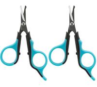 Trixie Face and Paw Scissor for Dog, 9 cm, Black (Pack of 2)