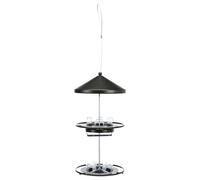 Trixie Feeder 2 Levels Weatherproof Metal/Acrylic 36 Cm Black