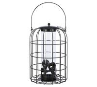 Trixie Feeder For Wild Birds Black Ø 17x26 Cm With Protective Grid