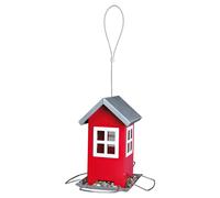 Trixie Metal Bird Feeder Red - 1000ml - 20cm