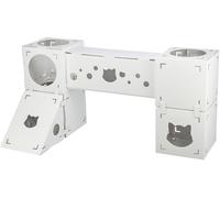 TRIXIE Finca Felice Modular Cardboard Cat Condo, Indoor Cat Play Tower, Corrugated Cat House, Cat Hideou