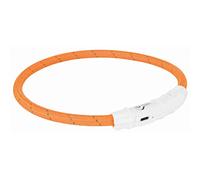 TRIXIE flash light ring, USB, M - L, (45 cm/diameter: 7 mm), orange